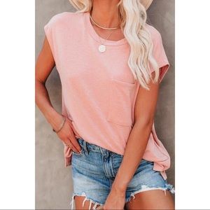 women’s T-shirt top with pocket